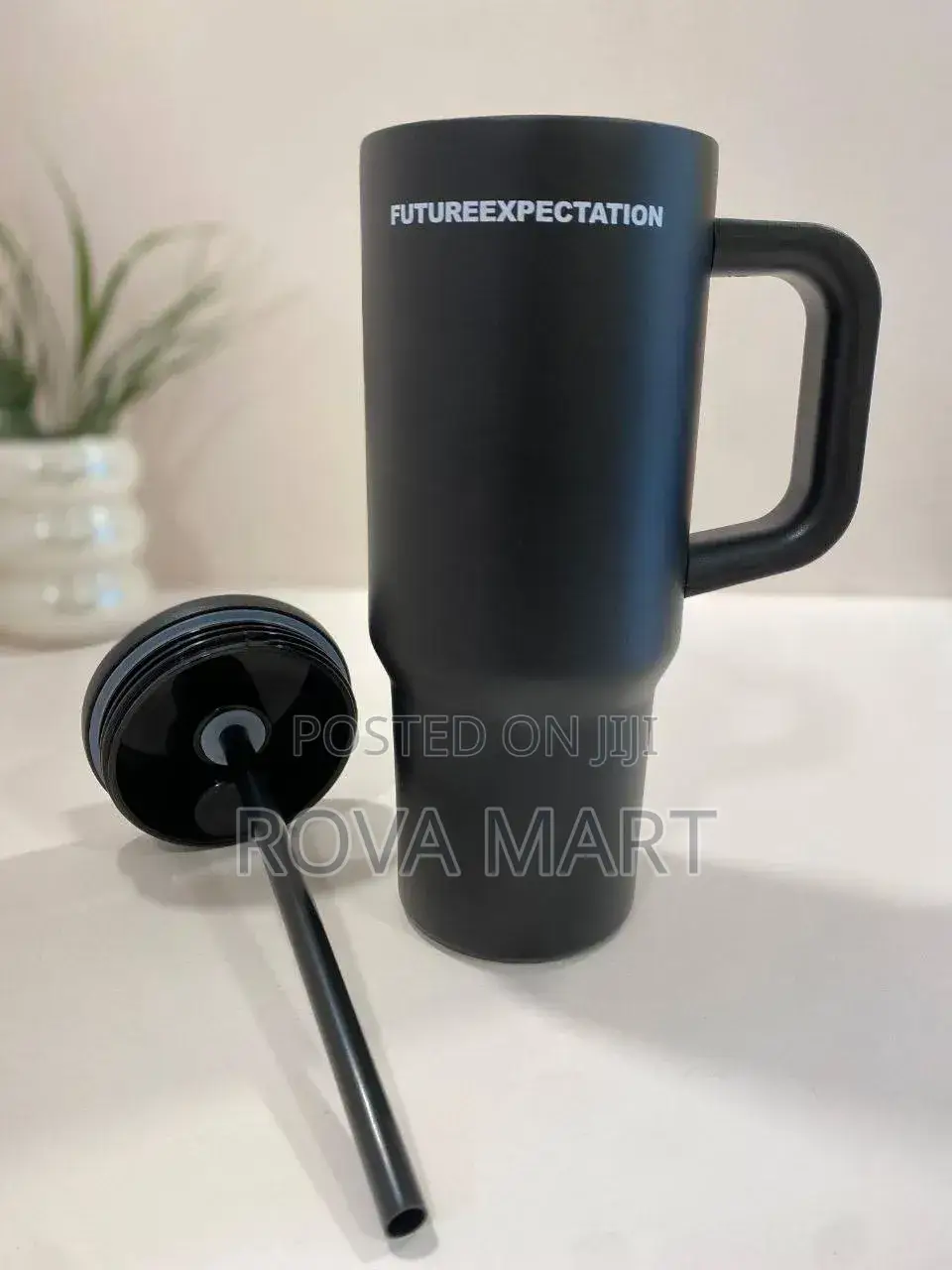 Double Layer Stainless Still Isolated Tumblers With Straw (Travel Cup)