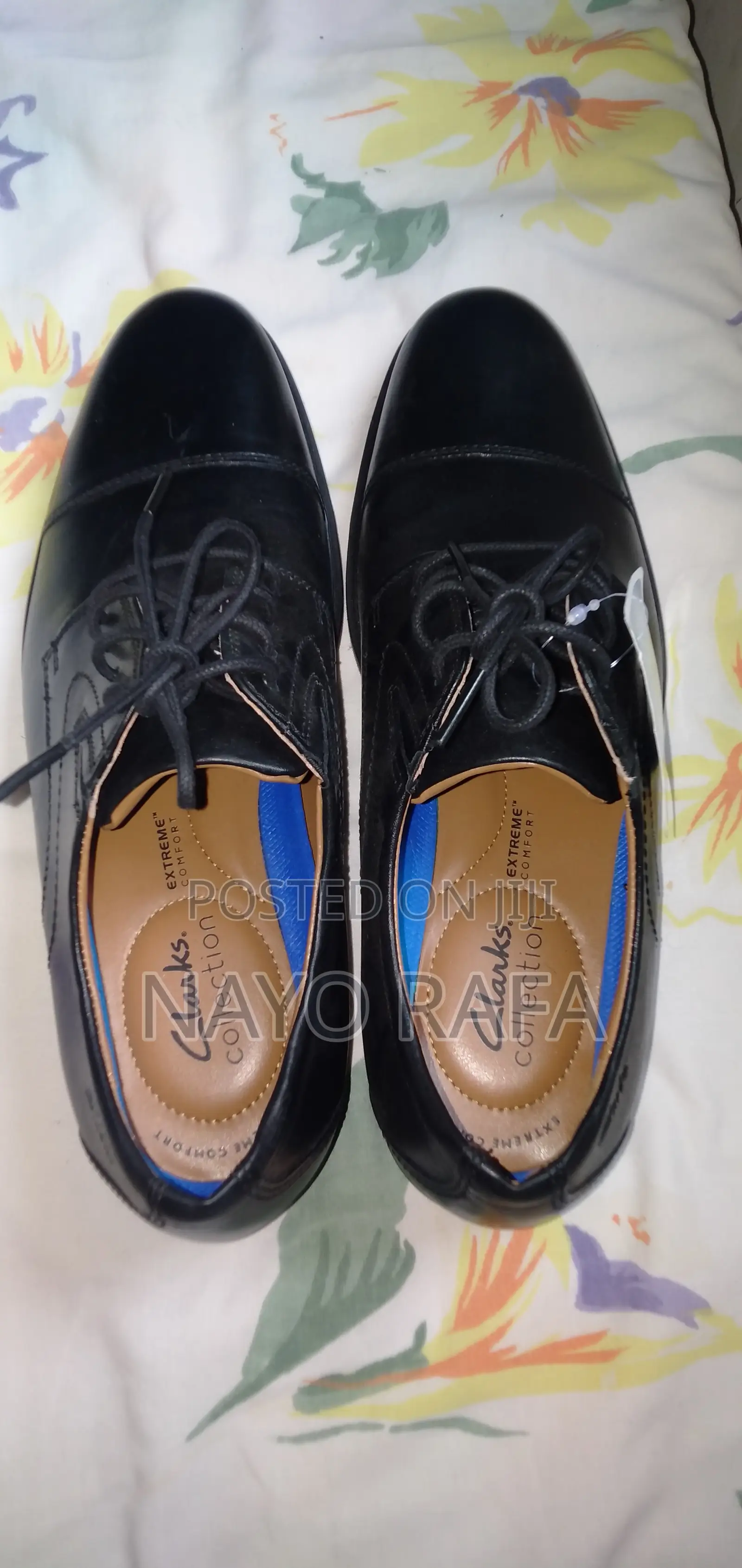 Clarks Collection Men's Cap - Toe Oxford | Black Leather