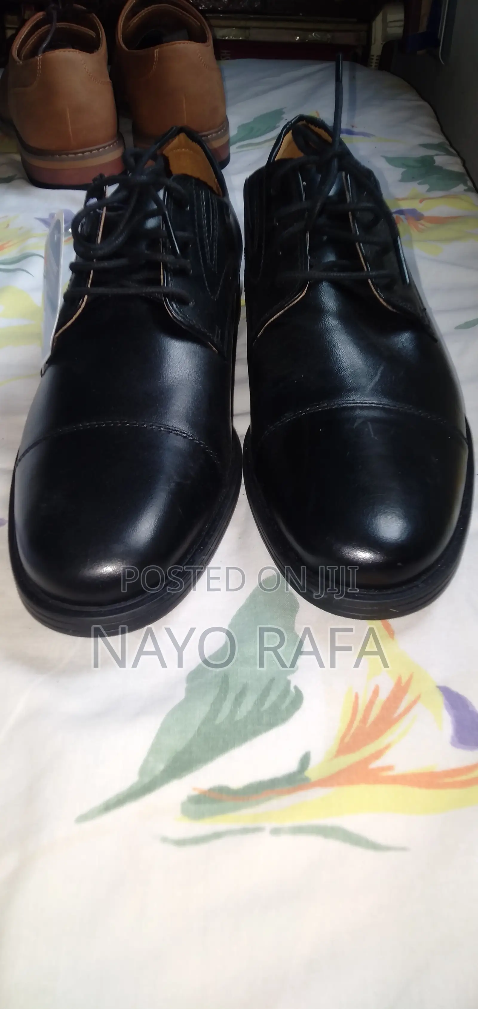 Clarks Collection Men's Cap - Toe Oxford | Black Leather