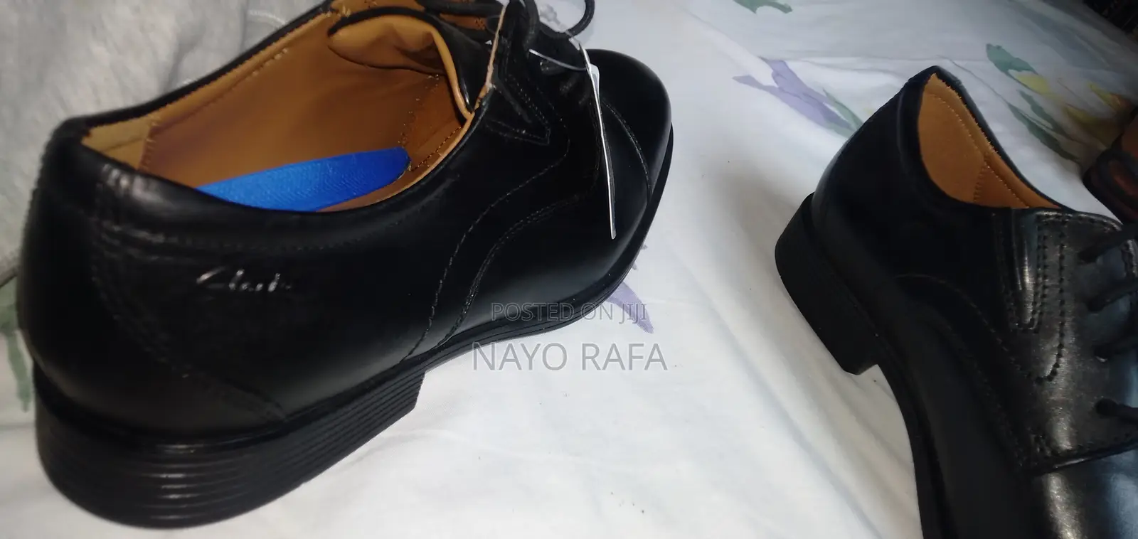 Clarks Collection Men's Cap - Toe Oxford | Black Leather
