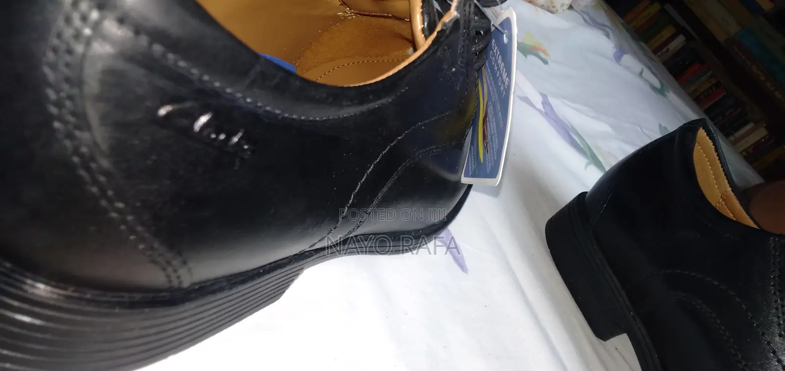 Clarks Collection Men's Cap - Toe Oxford | Black Leather