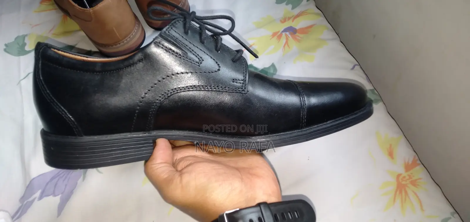 Clarks Collection Men's Cap - Toe Oxford | Black Leather