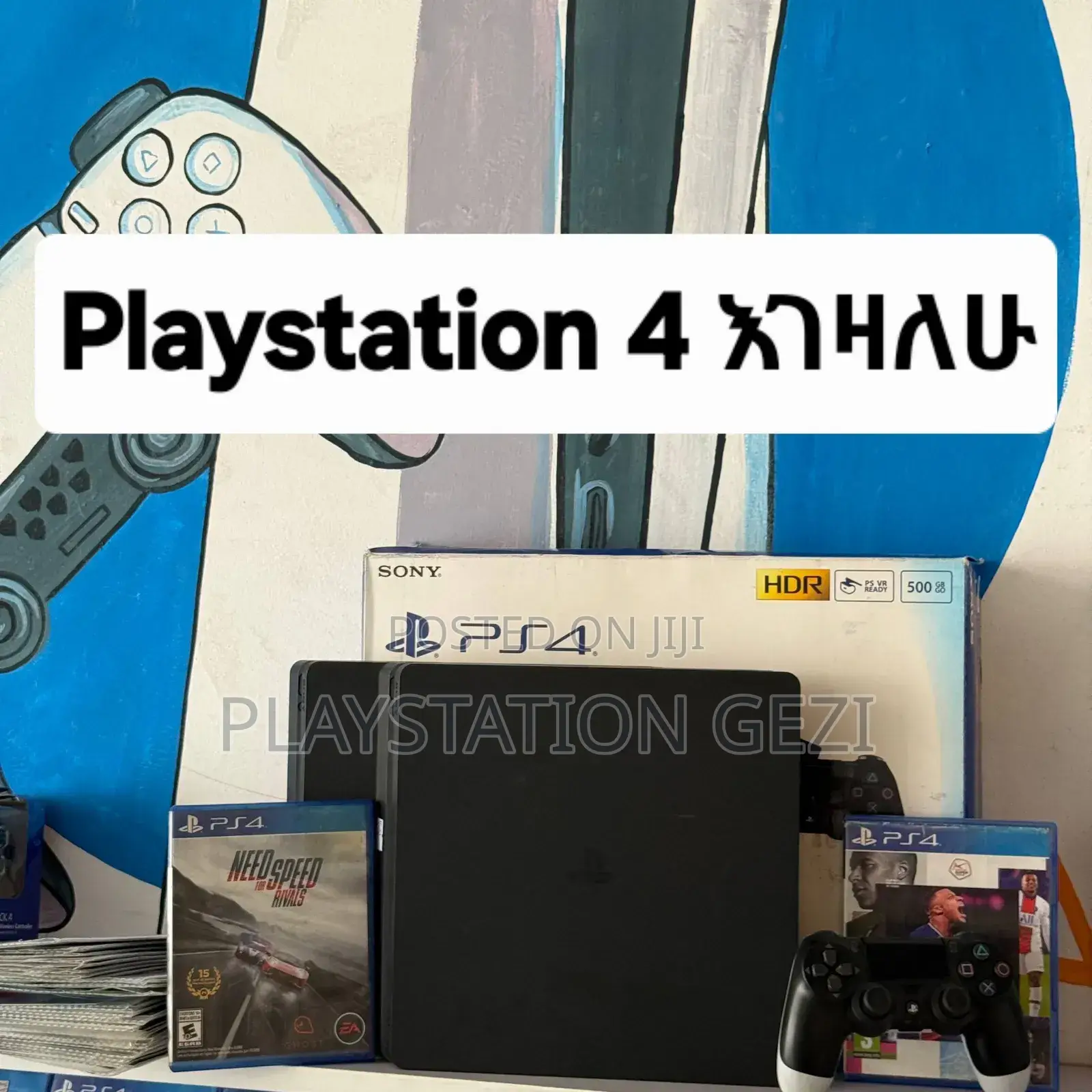 Playstation 4 /Ps3 With 2controller እገዛለሁ
