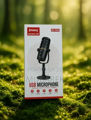 Jmary Mc-Pw12 ባለ 3.5 ሚሜ የጆሮ ማዳመጫ ቀዳዳ ማይክ