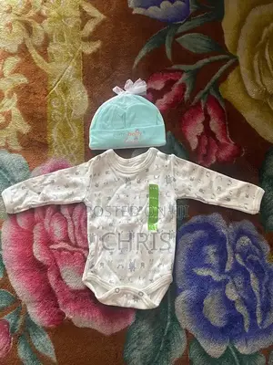 Baby Bodysuit Set With Winter Hat Soft Socks