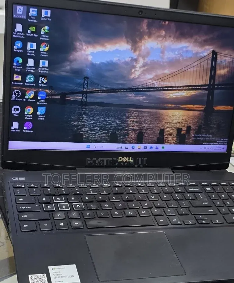 New Laptop Dell G15 5511 16GB Intel Core i7 SSD 512GB