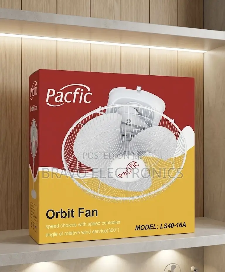 Pacific Orbit Fan Ventilator – 360° Air Circulation | Smart Cooling