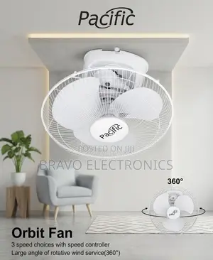 Pacific Orbit Fan – 360° Ventilator Cooling | Premium Airflow