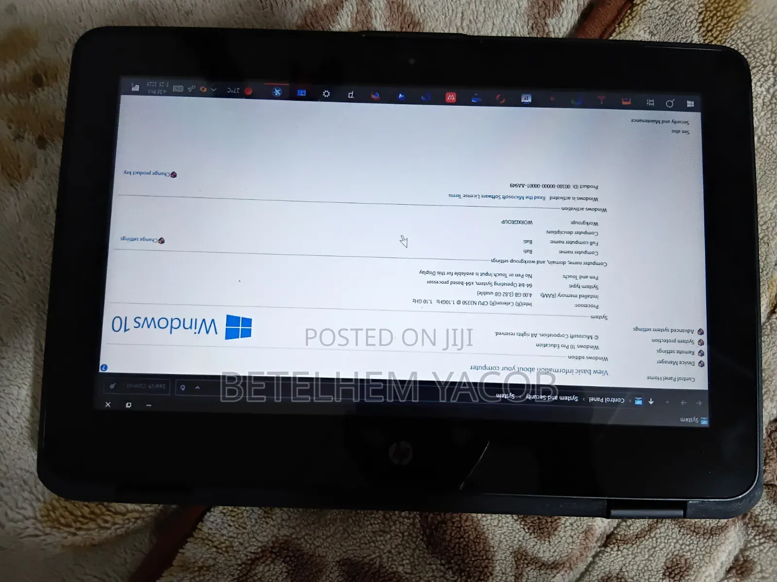 Laptop HP ProBook 11 X360 G1 EE 4GB Intel Celeron SSD 250GB