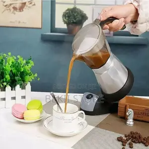 Portable Electric Moka Coffee Maker Machine የቡና ማሽን