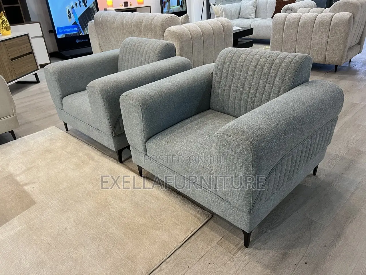 7 Seater Sofa | 7 ሲተር ሶፋ | ቀለል ያሉ ቀለሞችን የያዘ