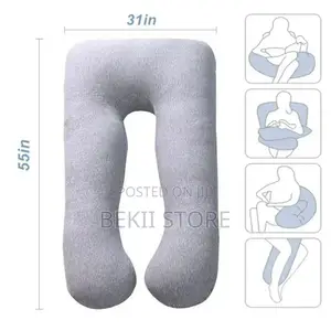 U Shape Full Body Pregnancy Pillow ድጋፍ ሰጪ ሁለገብ ትራስ