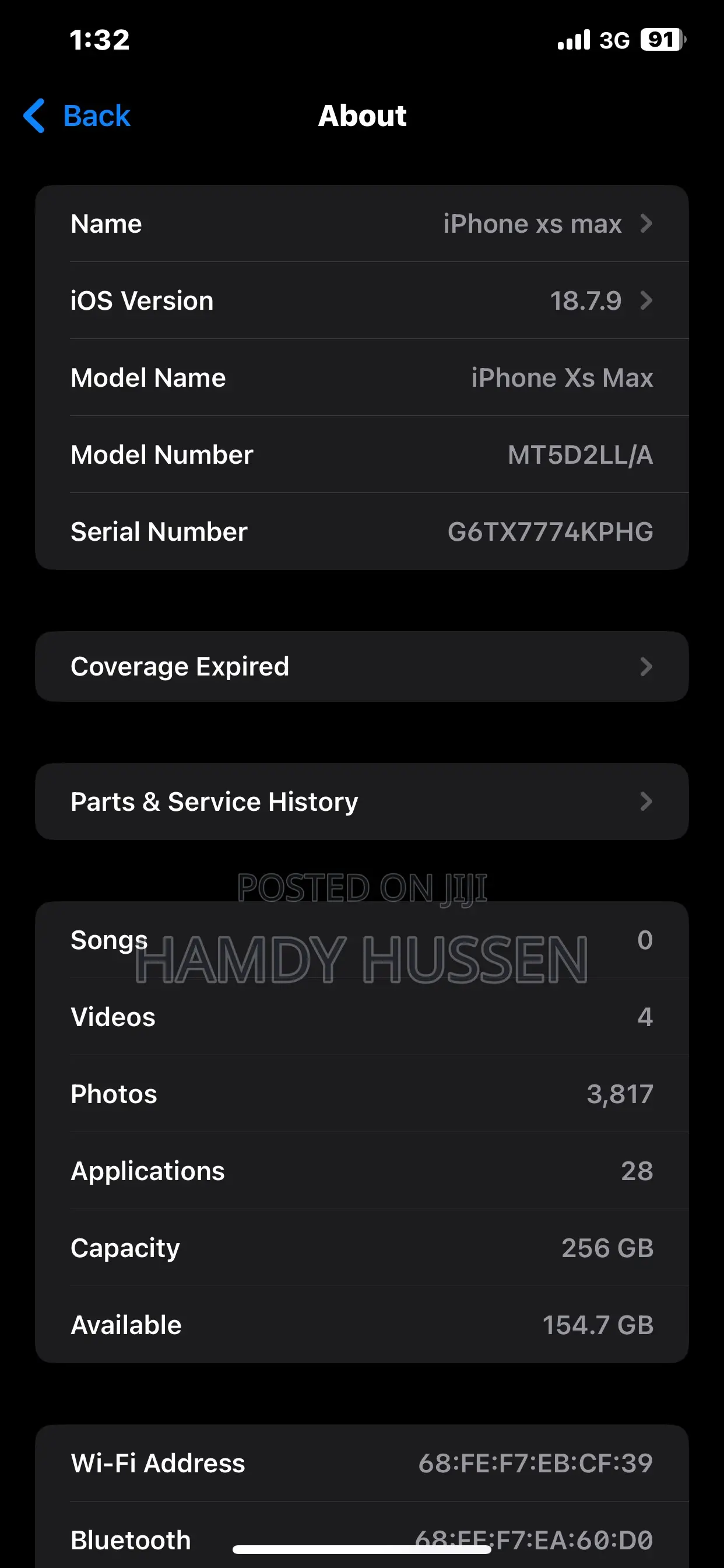 Apple iPhone XS Max 256 GB Gold