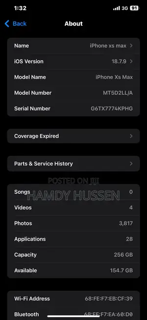 Apple iPhone XS Max 256 GB Gold