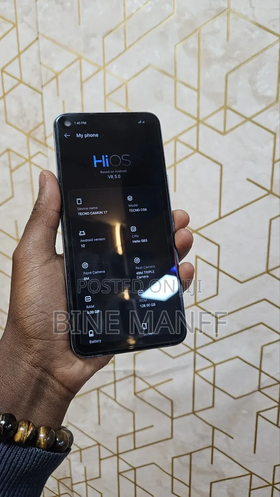 Tecno Camon 17 128 GB Blue