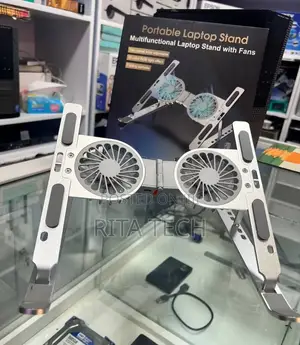 Portable Laptop Stand and Fan