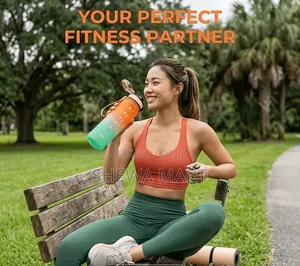 Leak-proof Inspirational Water Bottle, Medium Cup,Convenient Portable