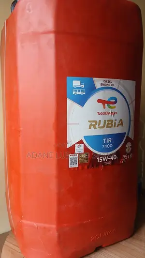 25lt Total 15w40 Motor Oil 25ሊት~ ቶታል የ ናፍጣ ሞተር ዘይት
