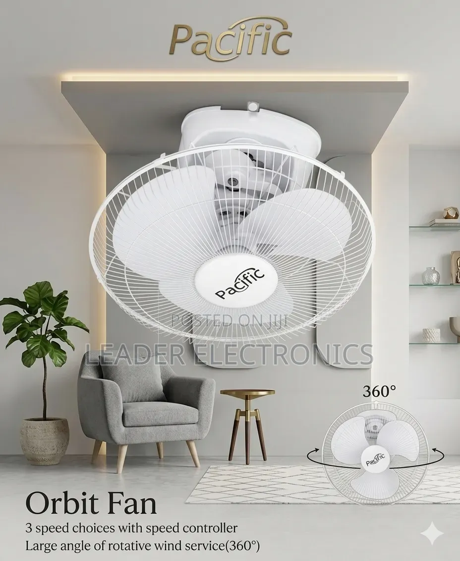 Pacific Orbit Wall Mount Fan