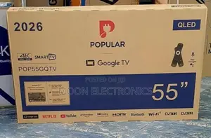 Popular 55” Smart Google Tv – Qled | New 2026 Model