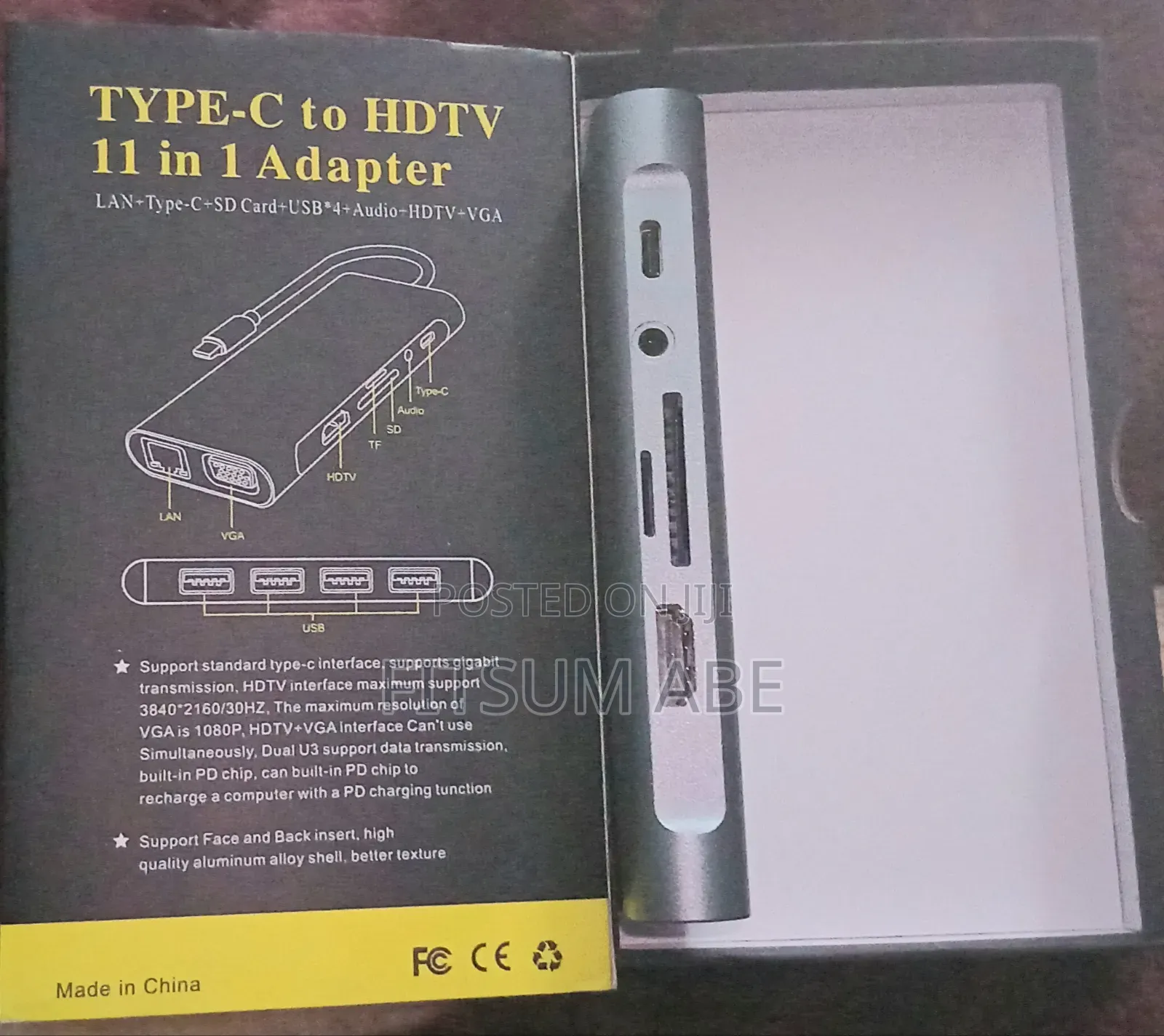 11-in-1 Type C To Hdtv Hub