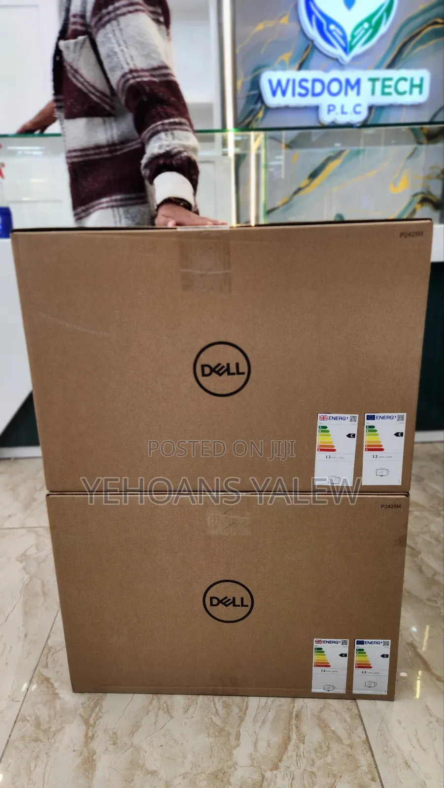 Dell Monitor 24 Inch Frame Less Brand New Height-Adjustability Stand