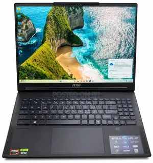 New Laptop MSI GS65 Stealth Thin 8RF 32GB AMD Ryzen 9 SSD 1T