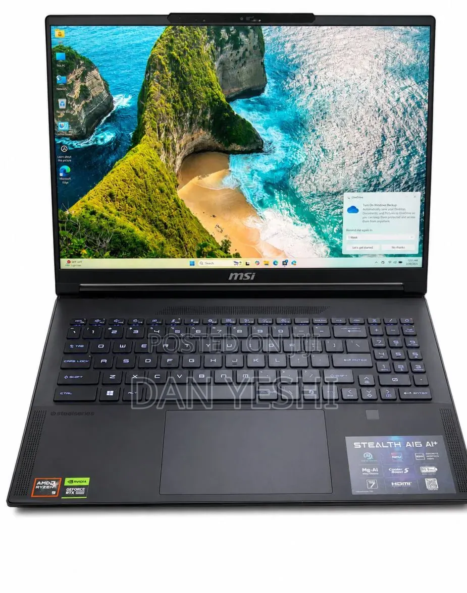 New Laptop MSI Stealth 16 AI Studio 32GB AMD Ryzen 9 SSD 1T