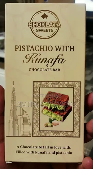 Dubai Chocolate Pistachio With Kunafa