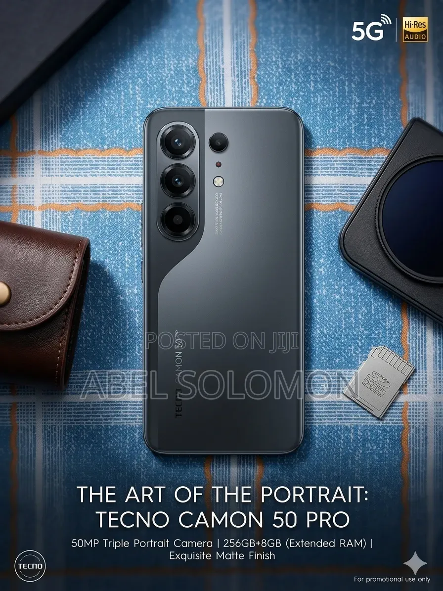 New Tecno Camon 50 Pro 256 GB Black