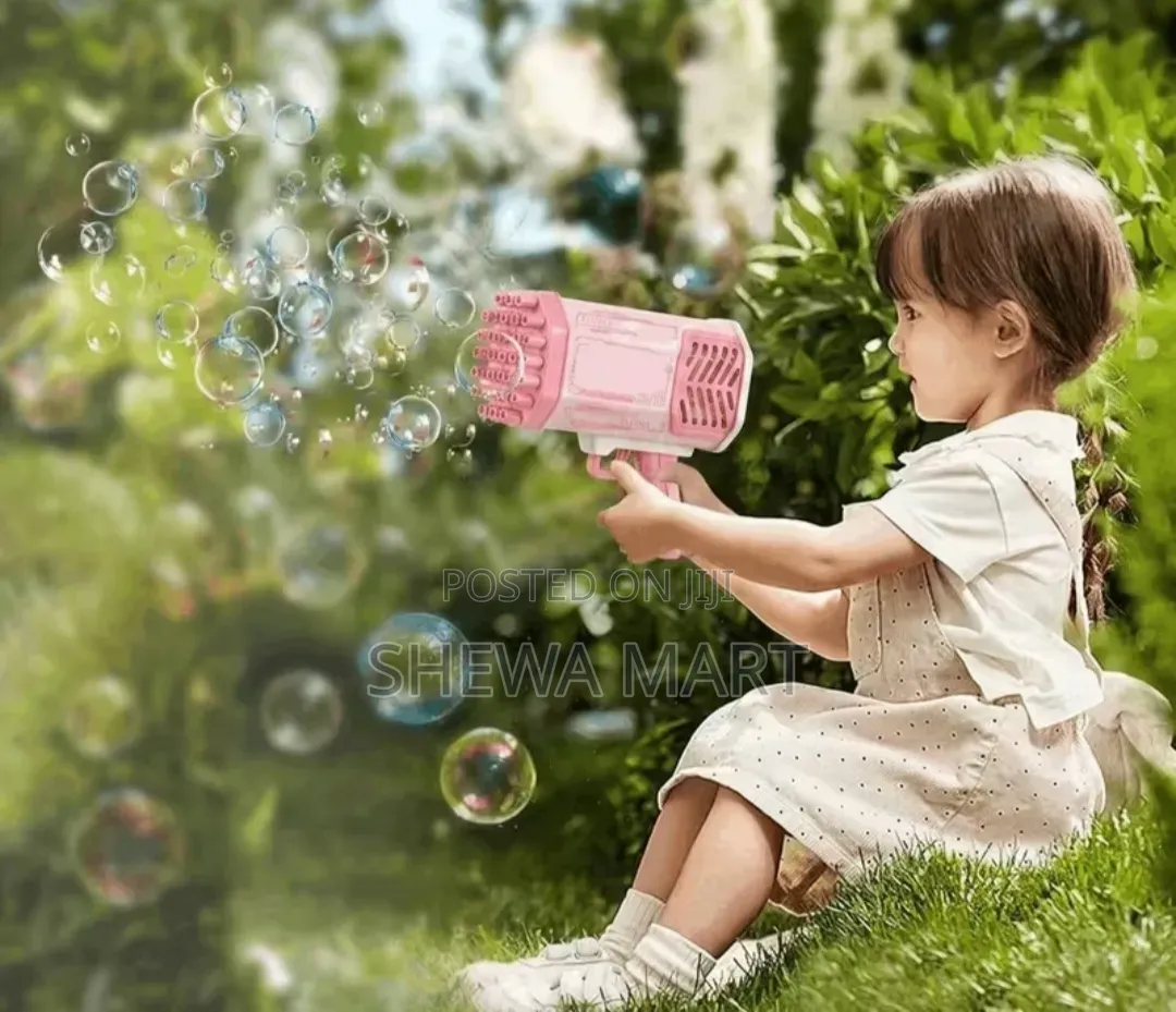 Bubble Gun for Kids, Outdoor Summer Party Toy for Birthday, Wedding,