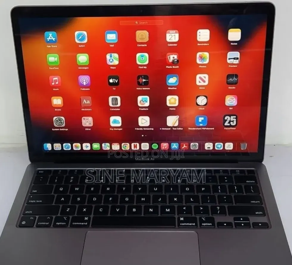 New Laptop Apple MacBook Air 2020 M1 8GB Apple M1 SSD 256GB