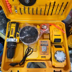 21volt Dewalt Drill - ከነ ሙሉ Acesssorie