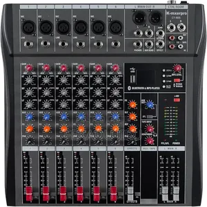 6 Channel Audio Mixer