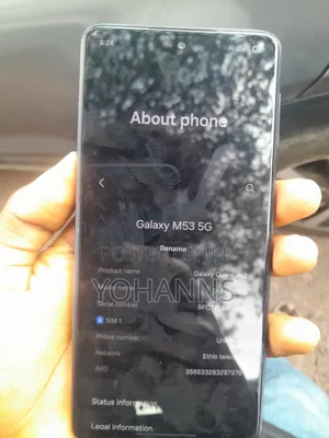 New Samsung Galaxy M53 128 GB Black