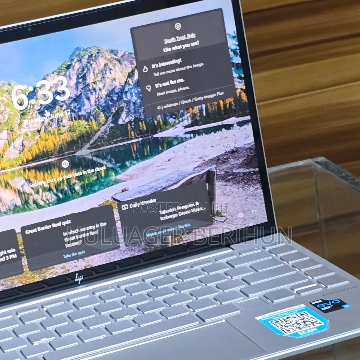 New Laptop HP Envy 14 8GB Intel Core i5 SSD 256GB