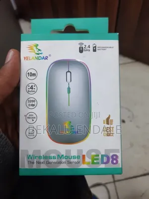 Gaming Wirless Blutooth Mouse With Rgb And Clean And Smooth Feel