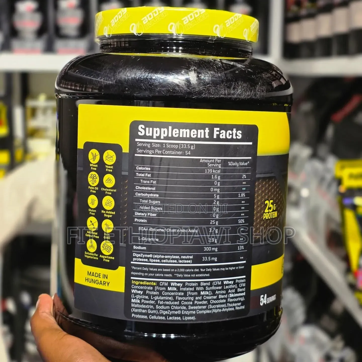 Body Builder Whey Protein + Amino Acids