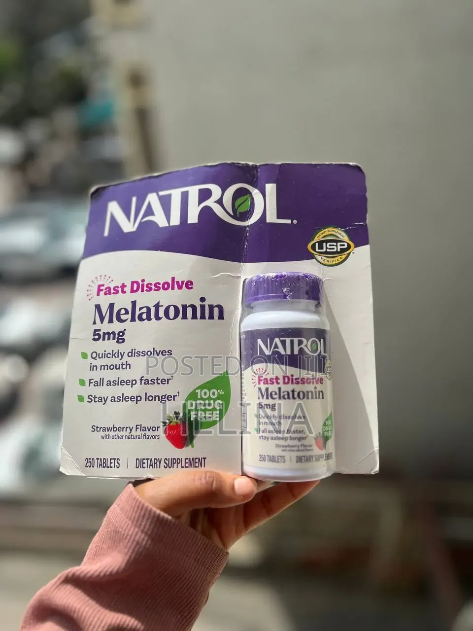 Melatonin Natrol 5mg 200 Tablet Falls a Sleep Faster Original From Usa