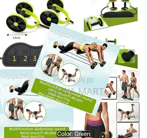 Revoflex Xtreme Core Double Ab Power Roller Wheel for Fitness and Abd