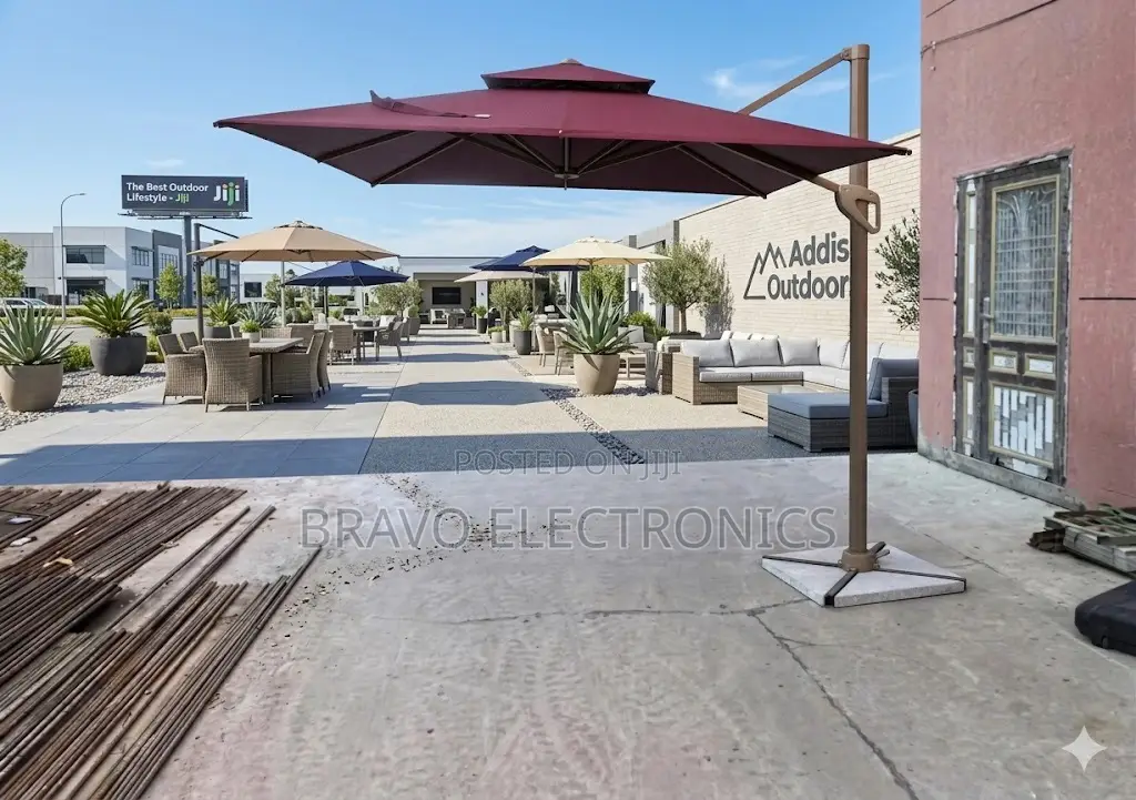 Garden Umbrella 3×3 – 360° Rotation | Waterproof | Best Price