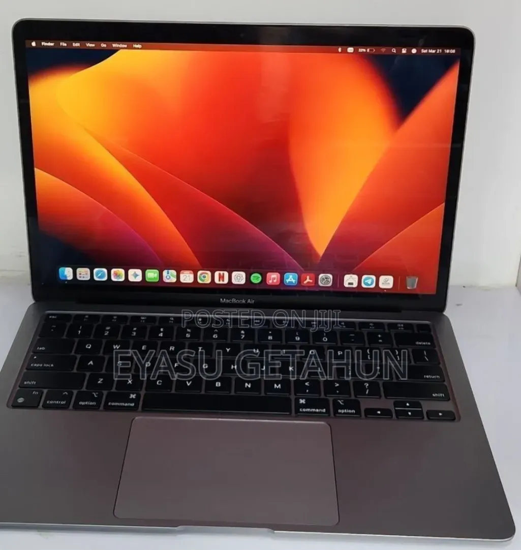 New Laptop Apple MacBook Air 2020 M1 8GB Apple M1 SSD 256GB