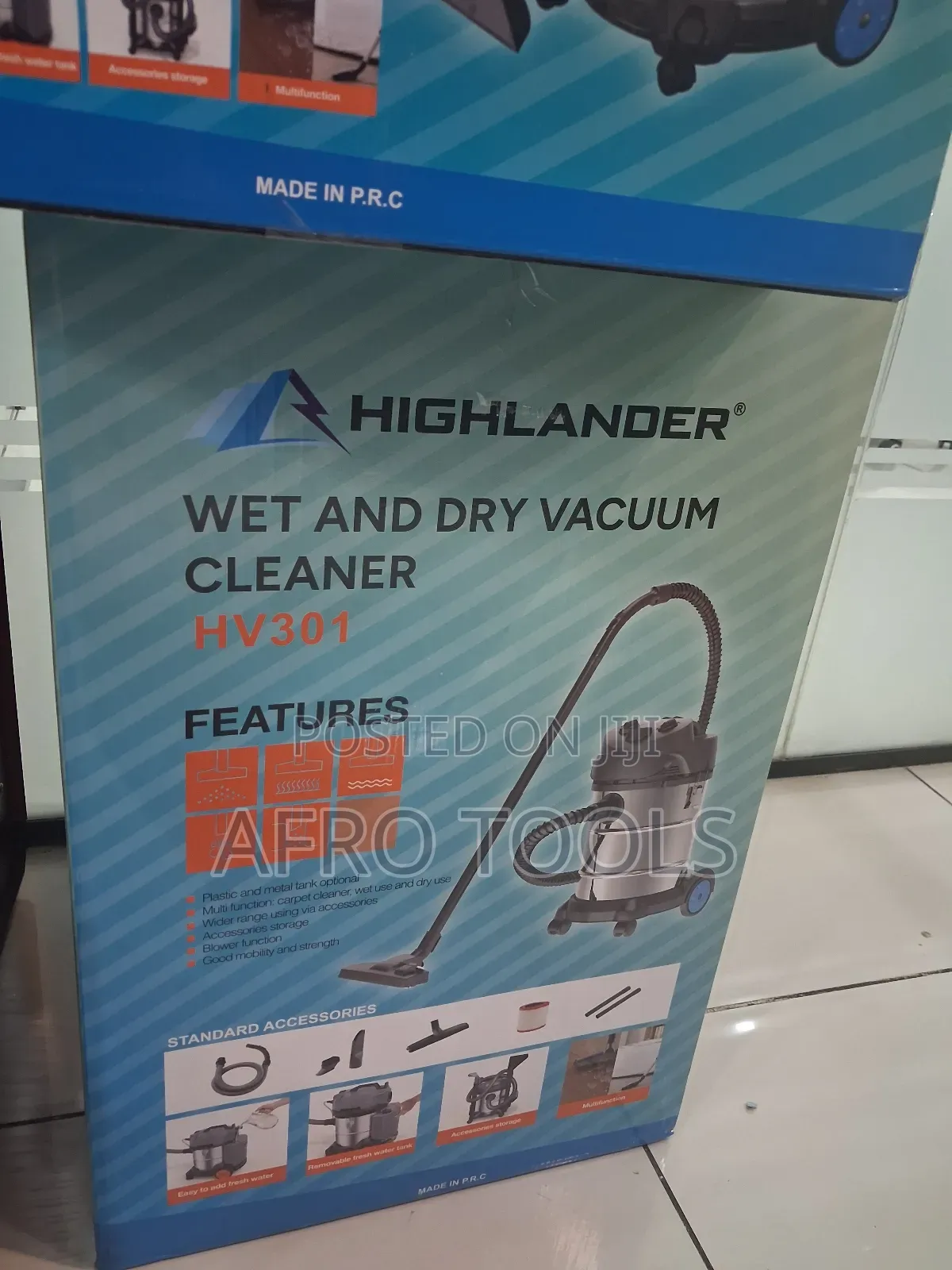 30ሊ የሶፋ ማጽጃ ማሽን (30l Highlander Vacuum Cleaner )