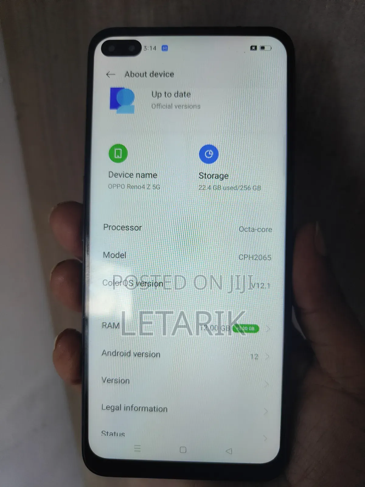 Oppo Reno4 Z 5G 128 GB Blue