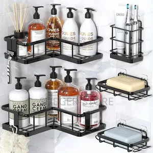 High Quality 5pcs Stainless Steel Organizing Storage Rack