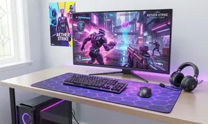 Premium Extended Xl Gaming Mouse Pad, Desk Mat, Anti-Slip