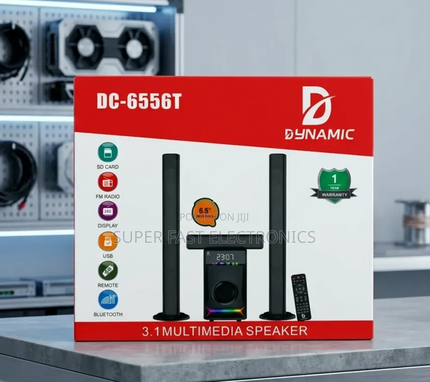 ​Dynamic Multimedia Speaker System – High Bass Home Theater System