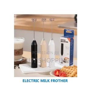 Portable Battery-Powered Milk Foam Maker – Three Adjustable Speeds