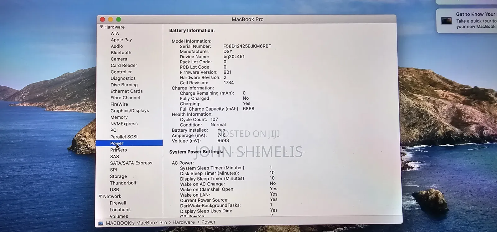 Laptop Apple MacBook Pro 2019 32GB Intel Core i9 SSD 512GB