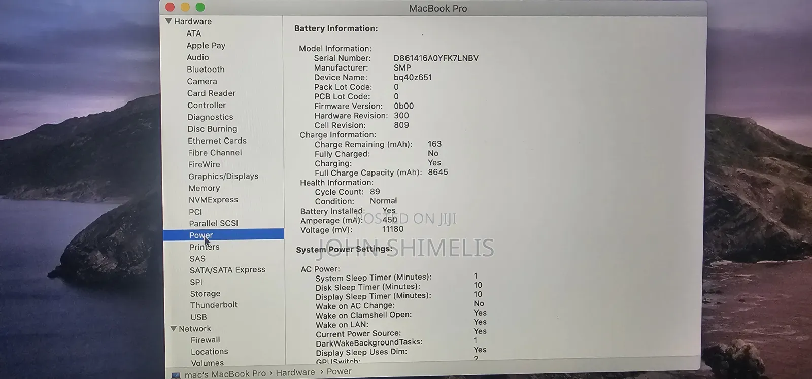 Laptop Apple MacBook Pro 2019 64GB Intel Core i9 SSD 512GB